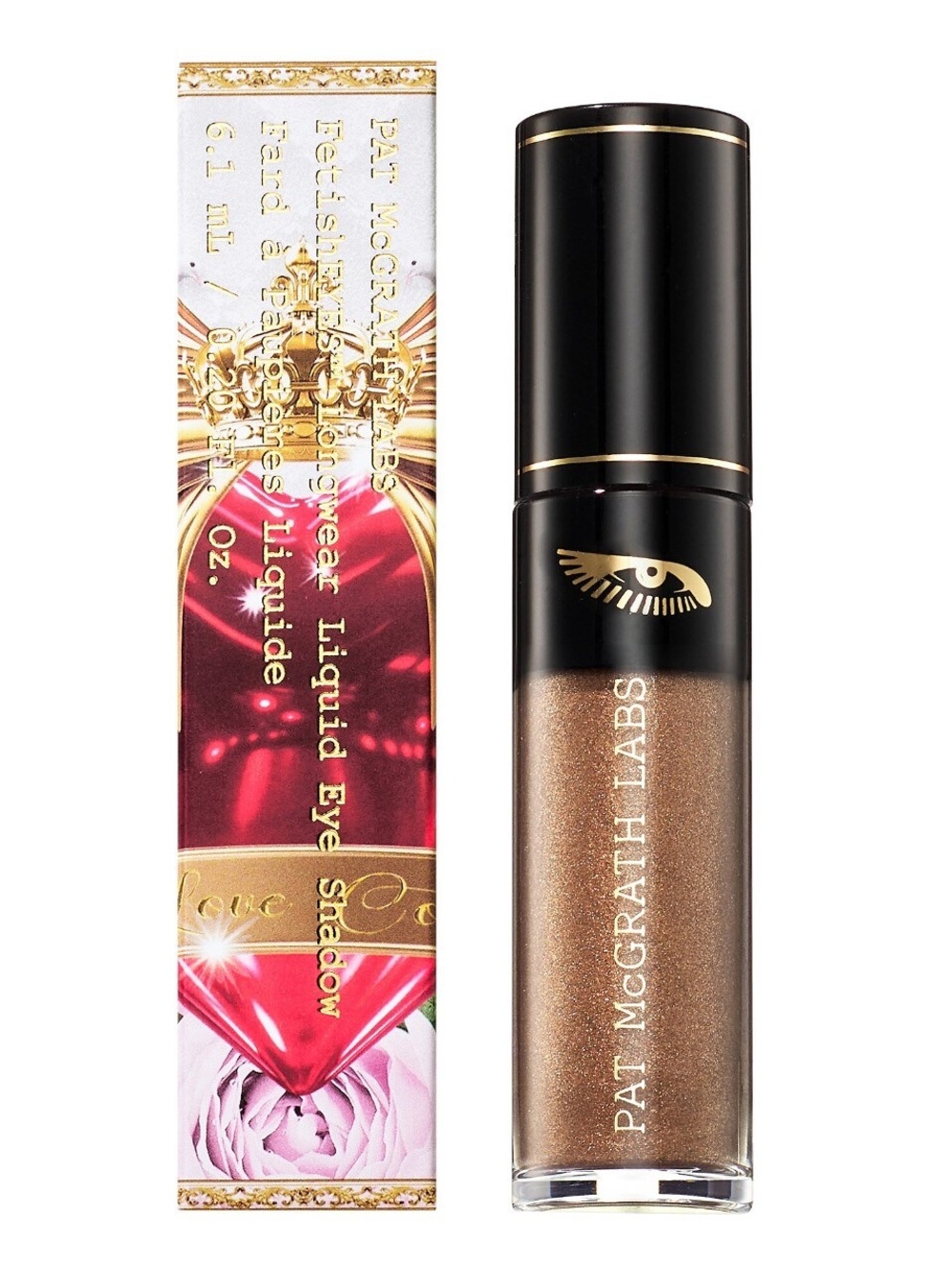 Pat McGrath Platinum Bronze FetishEYES Longwear Liquid Eye Shadow- cool bronze